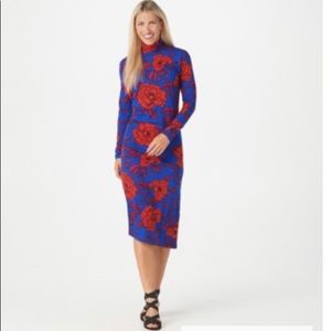 G.I.L.I.  QVC. ELEGANT FITTED DRESS